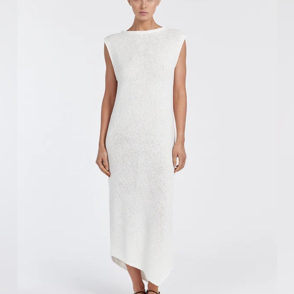 Althea Off White Midi Dress